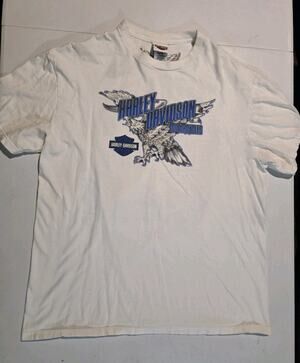 Harley Davidson Miller Hitch Pittsburgh PA T Shirt Men's XL Eagle Motorcycle